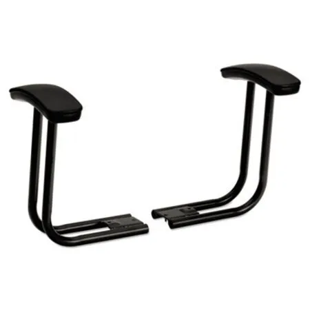 HON - HON-5991T - Optional Fixed T-arms For Hon Comfortask Series Swivel Task Chairs, Black, 2/set