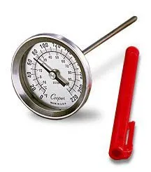DJO - 4228 - Dial Thermometer Temperature Range: 0-220 Degree Fahrenheit And 0-100 Degree Celsius