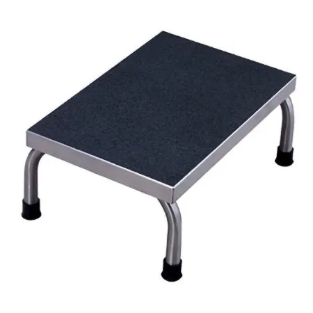 UMF Medical - SS8374 - Step Stool  1-Step  Stainless Steel  18"W x 7 5-8"H x 12"D -DROP SHIP ONLY-