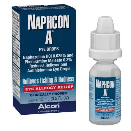 Alcon - Naphcon A - 00065008515 - Allergy Eye Relief Naphcon A 0.5 oz. Eye Drops