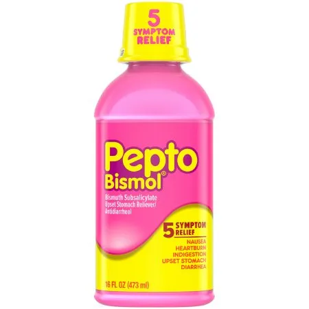 Procter & Gamble - Pepto Bismol - 37000003204 - Anti-Diarrheal Pepto Bismol 262 mg Strength Liquid 16 oz.