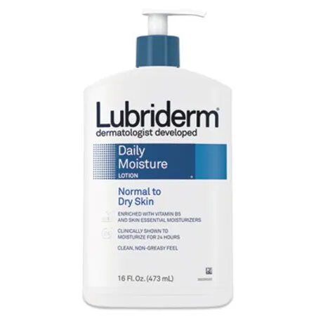 Lubriderm - PFI-48323EA - Skin Therapy Hand And Body Lotion, 16 Oz Pump Bottle