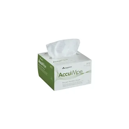 Georgia-Pacific Consumer - AccuWipe Recycled - 29712 - Georgia Pacific  Delicate Task Wipe  Light Duty White NonSterile 1 Ply Tissue 4 1/2 X 8 1/4 Inch Disposable