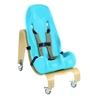 Fabrication Enterprises - 30-3420TEL - Special Tomato Soft-Touch Sitter Seat - seat and mobile base