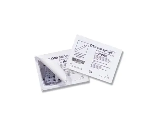 BD Becton Dickinson - 309680 - Becton Dickinson Syringe, 60mL , Luer Lok&trade; Tip, Sterile Convenience Pack Tray, Latex Free (LF), 20/bx, 6 bx/cs