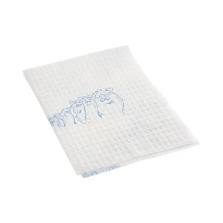 TIDI Products - Tidi Choice - 918189 - Procedure Towel Tidi Choice 13 W X 18 L Inch White / Blue Cartoon Toes NonSterile