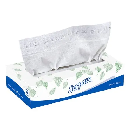 Kimberly Clark - From: 21340 To: 21390 - Surpass  Surpass Facial Tissue White 8 X 8 2/5 Inch 100 Count