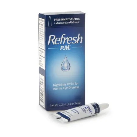 Allergan Pharmaceutical - Refresh P.M. - 00023024004 - Eye Lubricant Refresh P.M. 0.12 oz. Eye Ointment