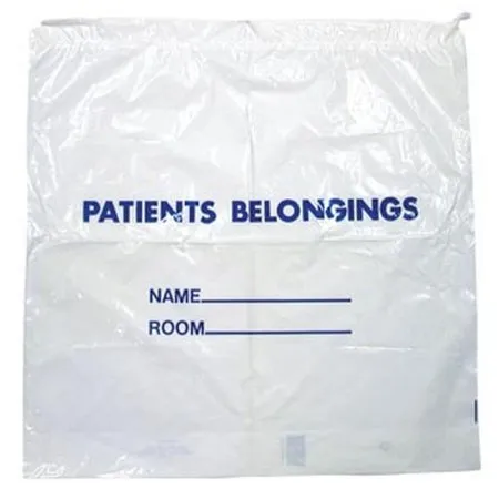 Donovan Industries - Dawnmist - DSPB01C - DawnMist Patient Belongings Bag DawnMist 20 X 20 Inch Polyethylene Drawstring Closure Clear