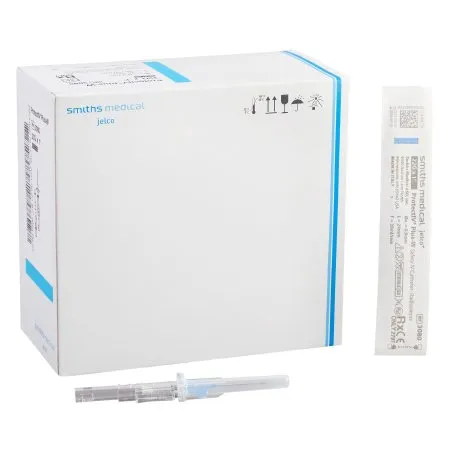 Smiths Medical - Protectiv Plus-W - 308000 - Protectiv Plus W Peripheral IV Catheter Protectiv Plus W 22 Gauge 1 Inch Retracting Safety Needle
