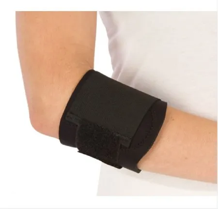DJO DJOrthopedics - ProCare - 79-81183 - DJO  Elbow Support PROCARE Small Contact Closure Tennis Left or Right Elbow 6 to 8 Inch Circumference Black