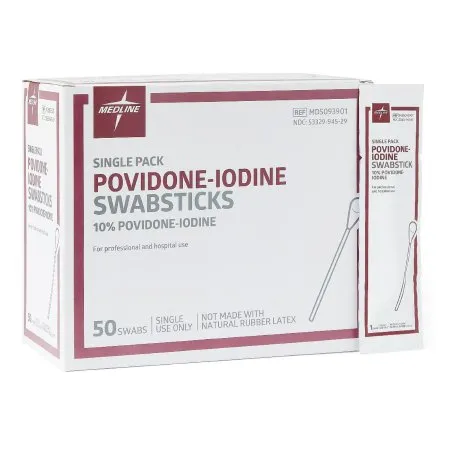 Medline - MDS093901 - Industries Povidone/Iodine Swabstick, Each