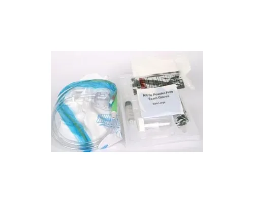 Cardinal Health - From: 3716 To: 3716 - Foley Catheterization Tray, Silicone Coated Latex Catheter, Drain Bag, (Continental US Only)