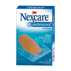 3M - Nexcare Waterproof - 581-08 -  Adhesive Strip  2 3/8 X 3 Inch Plastic Knee / Elbow Sheer Sterile