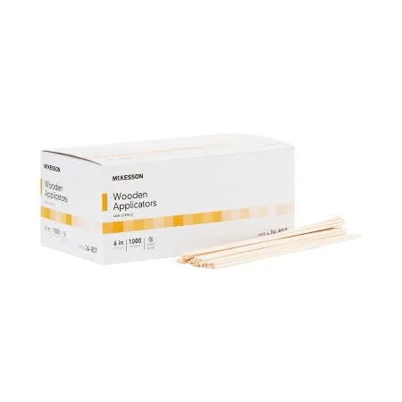 McKesson - 24-807 - Applicator Stick Without Tip Wood Shaft 6 Inch NonSterile 1000 per Pack