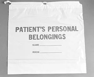 ADI Medical - From: 40219 To: 40229 - Patient Belonging Bag, Cotton Drawstring, 250/cs