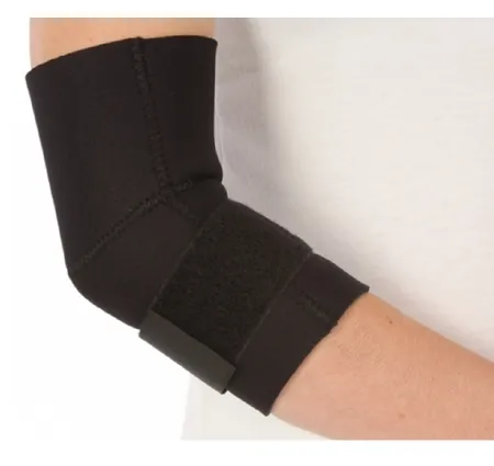 DJO DJOrthopedics - ProCare - 79-82322 - DJO  Elbow Support PROCARE X Small Contact Closure Tennis Left or Right Elbow 4 to 6 Inch Circumference Black