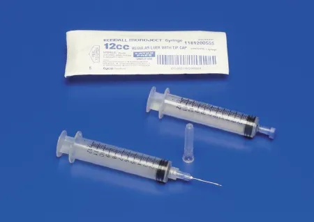 Cardinal Health - 1181200777 - Syringe, 12mL, Luer Lock Tip, 80/bx, 6 bx/cs (Continental US Only) (Continental US Only)