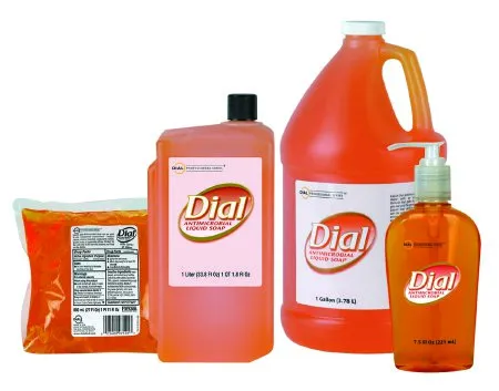 Lagasse - Dial Professional - DIA84014CT -  Antimicrobial Soap  Liquid 7.5 oz. Pump Bottle Floral Scent