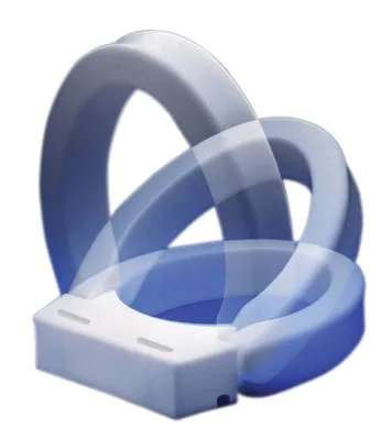 Fabrication Enterprises - From: 43-2570 To: 43-2571 - Elevated toilet seat , hinged