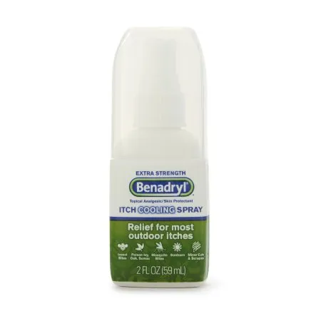 Glaxo Consumer Products - Benadryl - 00501320302 - Itch Relief Benadryl 2% - 0.1% Strength Spray 2 oz. Bottle