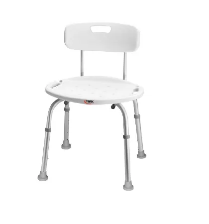 Apex-Carex Healthcare - FGB652C0 0000 - Shower Chair Carex Without Arms Aluminum Frame With Backrest 20-1/2 Inch Seat Width 300 Lbs. Weight Capacity