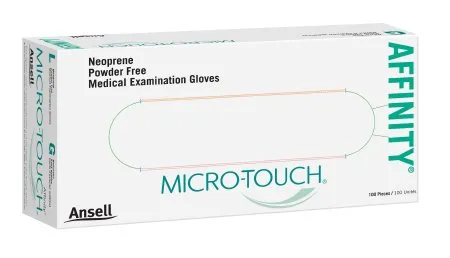 Ansell - Micro-Touch Affinity - 3770 - Exam Glove Micro-Touch Affinity X-Small NonSterile Polychloroprene Standard Cuff Length Textured Fingertips Green Chemo Tested