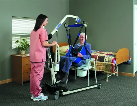 Invacare - R130 - Stand Assist Sling 2 Point Without Head Support Chainless Large 350 lbs. Weight Capacity