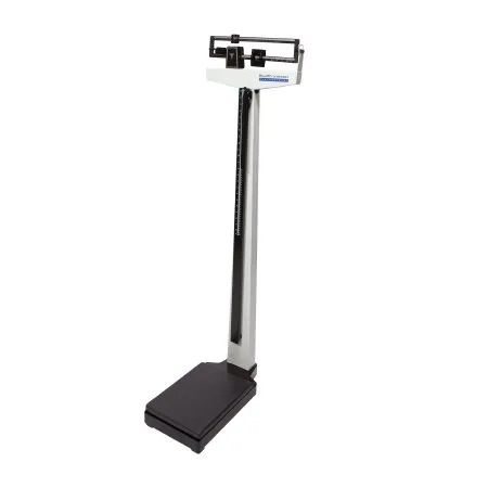 Health O Meter - 402KL - Column Scale with Height Rod Health O Meter Balance Beam Display 390 lbs. Capacity Black / White Analog