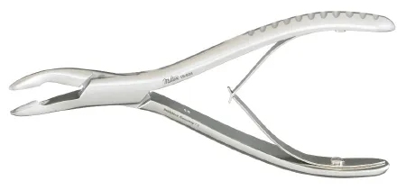 Integra Lifesciences - 19-804 - Mastoid Rongeur Hartman Strong Curved Double Spring Plier Type Handle 5-3/4 Inch L