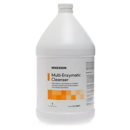 McKesson - From: 53-28501 To: 53-28502 - Multi Enzymatic Instrument Detergent Liquid 1 gal. Jug Eucalyptus Spearmint Scent