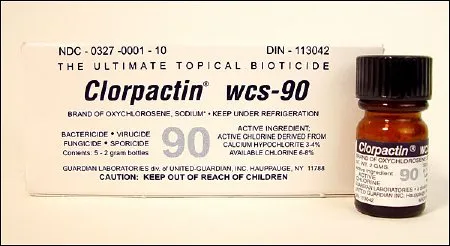 Guardian Laboratories - Clorpactin WCS-90 - 327000110 - First Aid Antibiotic Clorpactin WCS-90 Topical Powder 2 Gram Box