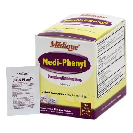 Medique Products - 20533 - Medi Phenyl Allergy Relief Medi Phenyl 5 mg Strength Tablet 2 per Box