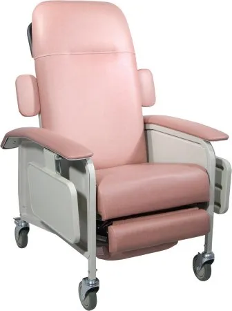 Drive Medical - D577-J - Infinite Position Recliner Jade Vinyl Four 5 Inch Casters With 2 Locks