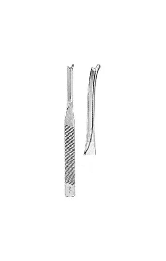 Integra Lifesciences - Miltex - 21-228 - Osteotome Miltex Silver Curved Right Blade With Guard Or Grade Stainless Steel Nonsterile 7 Inch Length