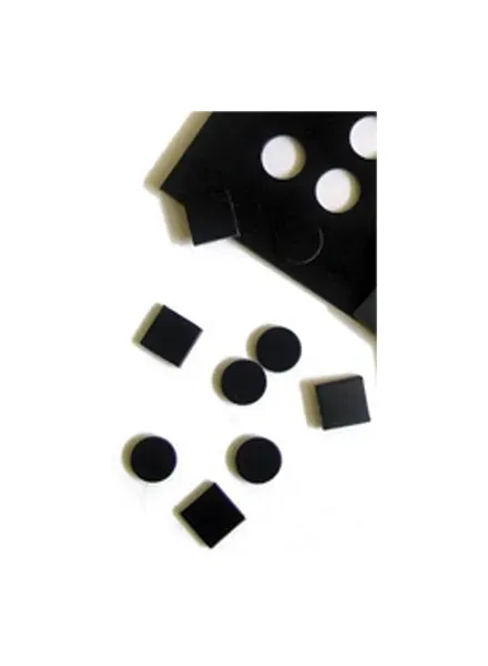 Fabrication Enterprises - From: 50-1580BLK To: 50-1583BLK - Dycem non slip self adhesive feet