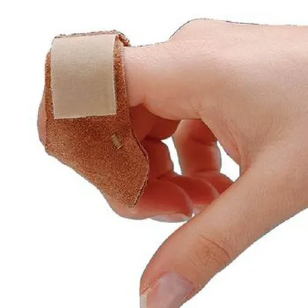 Patterson Medical Supply - Flexion - 550539 - Finger Splint Flexion One Size Fits Most Hook And Loop Closure Left Or Right Hand Beige