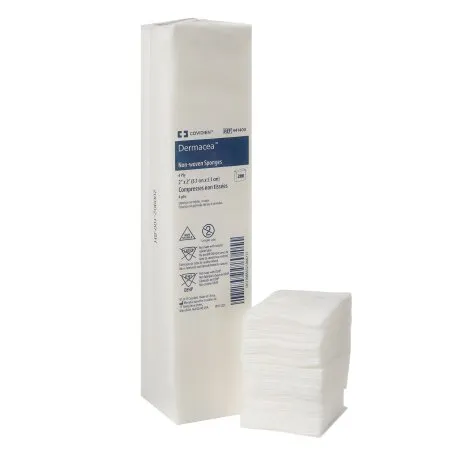 Cardinal - Dermacea - From: 441400 To: 441412 -  Nonwoven Sponge  2 X 2 Inch 200 per Pack NonSterile 4 Ply Square
