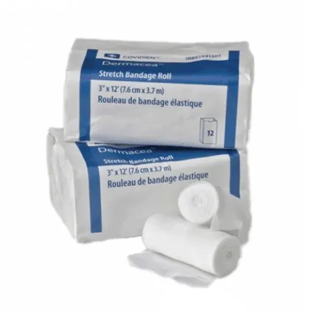 Cardinal - Dermacea - 441501 -  Conforming Bandage  3 Inch X 4 Yard 12 per Pack NonSterile 1 Ply Roll Shape