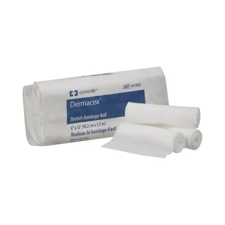 Cardinal - Dermacea - 441502 -  Conforming Bandage  4 Inch X 4 Yard 12 per Pack NonSterile 1 Ply Roll Shape