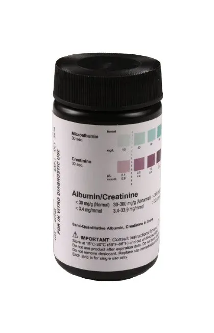 Germaine Laboratories - AimStrip - 52255 - Reagent AimStrip Renal Microalbumin / Creatinine For Visual Read Only 25 Tests 25 per Bottle