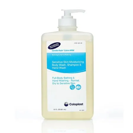 Coloplast - Gentle Rain Extra Mild - 7233 -  Shampoo and Body Wash  21 oz. Pump Bottle Scented