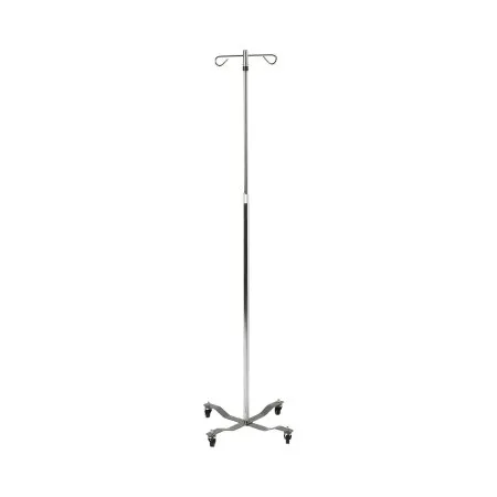 Drive Devilbiss Healthcare - From: 13029 To: 13033 - Drive Medical drive IV Pole drive 2 Hook 4 Leg Chrome Plated Steel with Weights