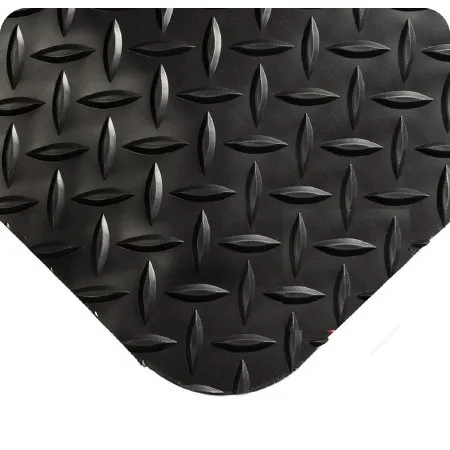 Fisher Scientific - Diamond-Plate SpongeCote - 17986124 - Anti-fatigue Floor Mat Diamond-plate Spongecote 2 X 3 Foot Black Pvc / Nitrile Infused Sponge