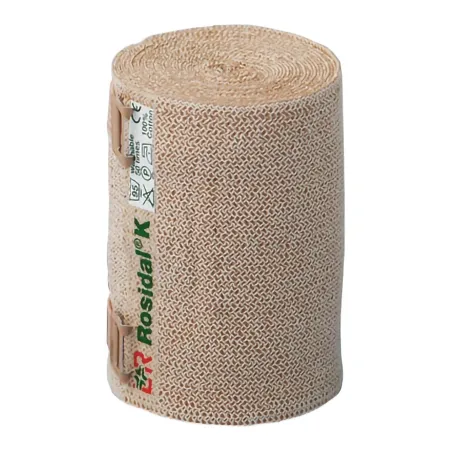 Patterson Medical Supply - Rosidal K - From: 55977401 To: 55977404 - Patterson medical  Compression Bandage  4 Inch X 5 1/2 Yard Clip Detached Closure Tan NonSterile High Compression