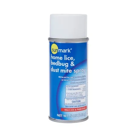 McKesson - sunmark - 49348023787 - sunmark Lice Treatment for Durable Goods Aerosol Spray Liquid 5 oz. Can Scented NonSterile