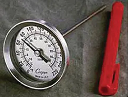 Patterson medical - 552346 - Dial Thermometer Fahrenheit 0° to 220°F Partial Immersion Does Not Require Power