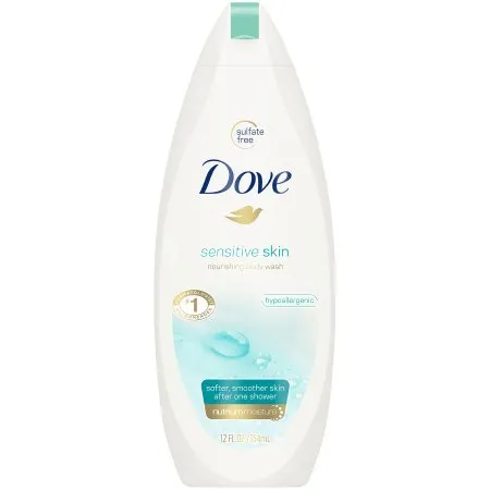 Unilever - Dove Sensitive Skin - From: 01111112212 To: 01111112412 -  Body Wash  Liquid 12 oz. Bottle Unscented