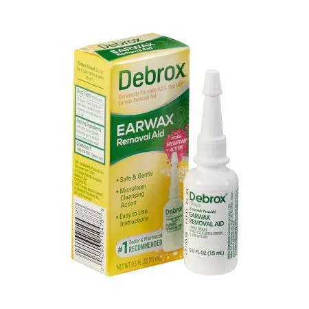 Glaxo Consumer Products - Debrox - 04203710478 - Ear Wax Remover Debrox 0.5 oz. Otic Drops 6.5% Strength Carbamide Peroxide