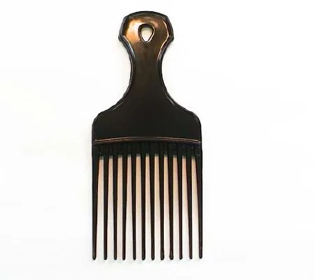 Cardinal Comb & Brush Mfg - 4275DPBLACK - Hair Pick, Blk Med Crdcmb